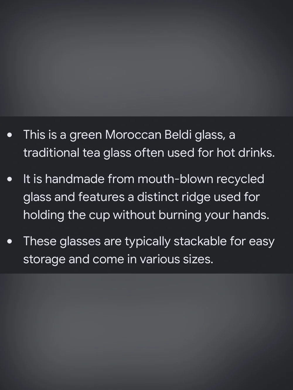 Verve Culture Beldi Moroccan Glassware Stackable Glasses - Set of 5